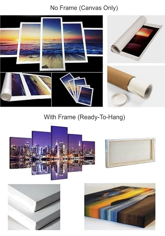 Canvas Wall Art Frame Options